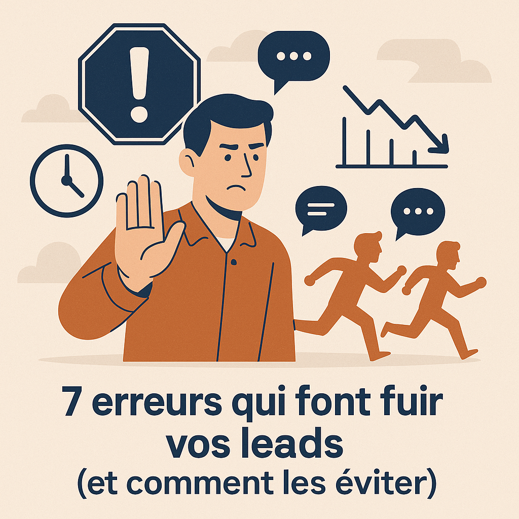7 erreurs qui font fuir vos leads (et comment les éviter)