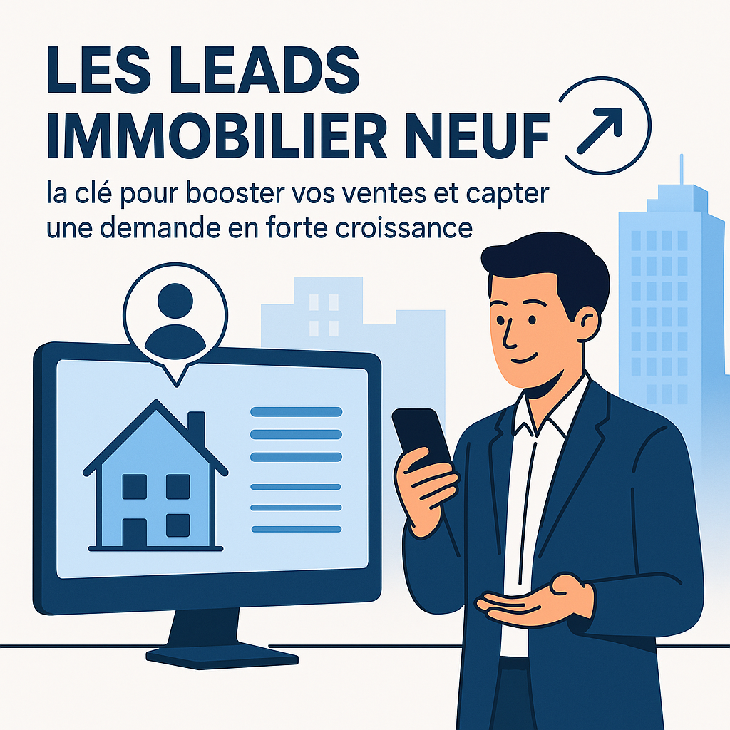 Leads immobilier neuf : la clé pour vendre plus